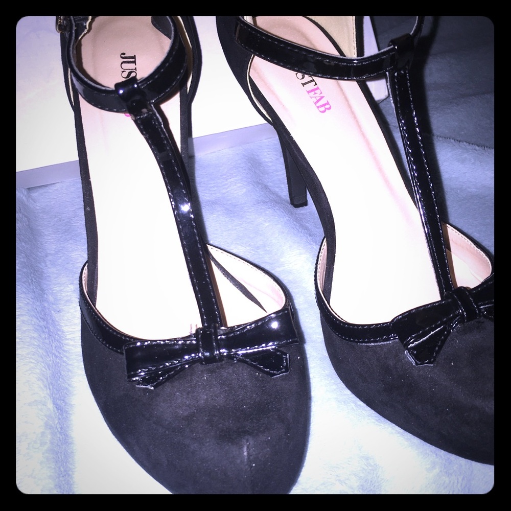 New Black Heels Size 11